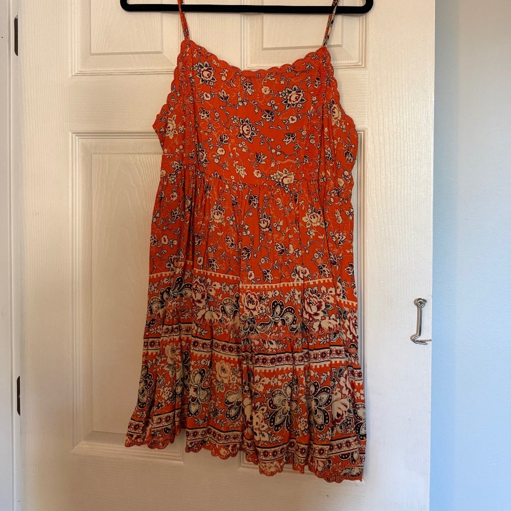 Boho babydoll dress Urban Outfitters